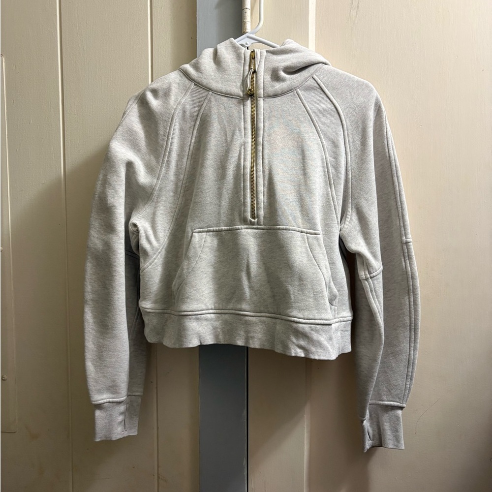 EUC Lululemon Scuba Oversized Half Zip Hoodie